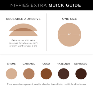 Nippies Adhesive Nipple Covers - Extra Thick