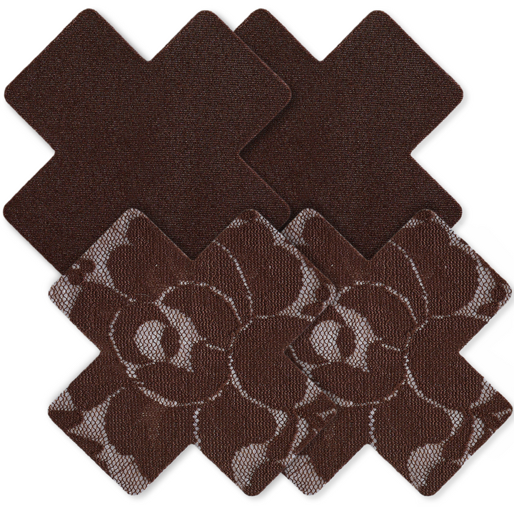 Cross Nipple Covers - Fabric