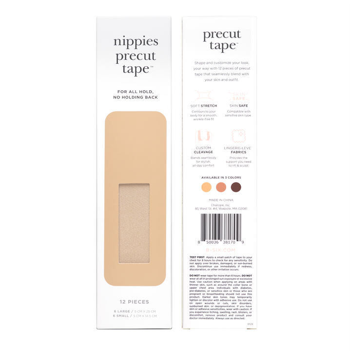 Nippies Precut Boob Tape (12 Pieces)