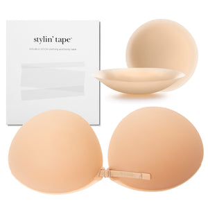 Silicone Contour Bra + Fashion Tape + Adhesive Bundle