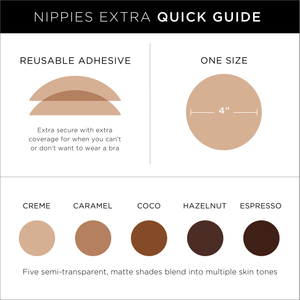 Nippies Adhesive Nipple Covers - Extra Thick