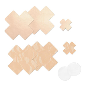Cross Nipple Covers - Fabric